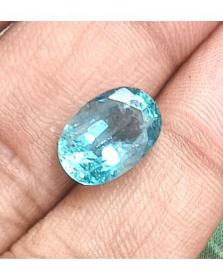 3.56/CT Natural Aquamarine With Govt. Lab Certificate-5661