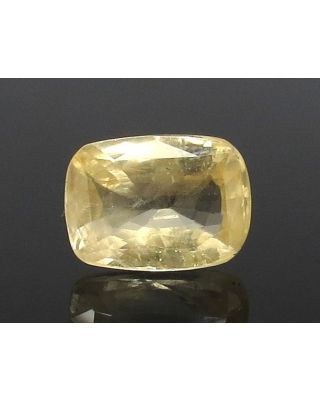 4.90 Ratti Natural Yellow Sapphire With Govt Lab Certificate-(34410)
