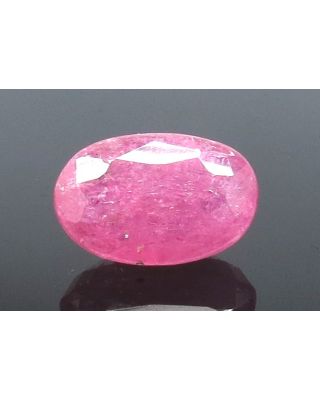 3.78/CT Natural Mozambique Ruby with Govt. Lab Certificate-BLUSA9V      