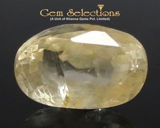 10.44 Ratti Natural Yellow Sapphire with Govt Lab Certificate-(16650)