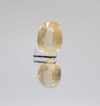 6.51 Ratti Natural Yellow Sapphire With Govt Lab Certificate-(16650)