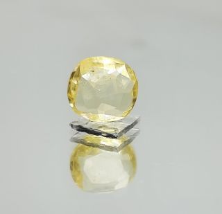 3.48 Ratti  Natural yellow sapphire with Govt Lab Certificate-(34410)