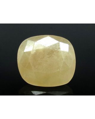 5.63/CT Natural Yellow Sapphire with Govt Lab Certificate-(1221)  