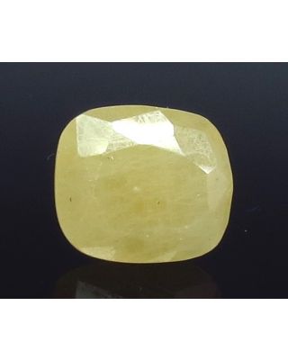 5.79/CT Natural Yellow Sapphire with Govt Lab Certificate-(1221)   