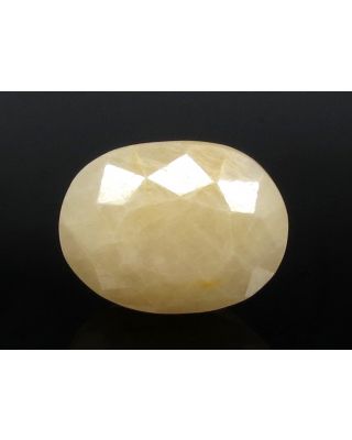 8.59/CT Natural Yellow Sapphire with Govt Lab Certificate-(1221)   