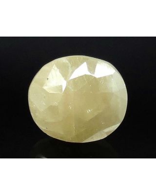 6.35/CT Natural Yellow Sapphire with Govt Lab Certificate-(1221)  