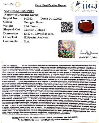 7.64/CT Natural Govt. Lab Certified Ceylonese Gomed-(1221)              