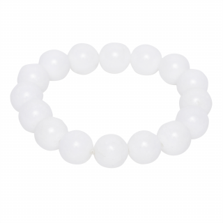 White Quartz Bracelet (Big Beads)