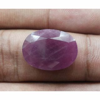 14.36 Ratti Natural Indian Ruby with Govt. Lab Certificate-(1221)