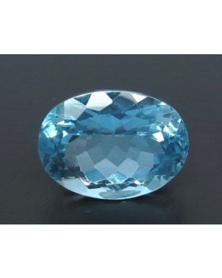 11.36/CT Blue Topaz with Govt Lab Certificate-(1665)     