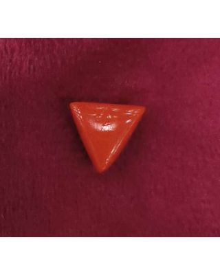 4.73/CT Natural Triangular Red Coral-1054     