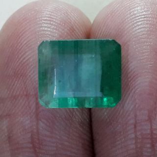 3.86/CT Natural Panna Stone with Govt. Lab Certificate (4551)