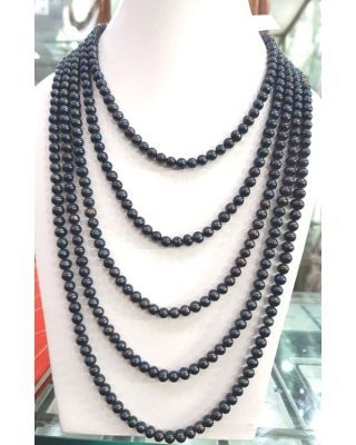 Natural Black Freshwater Pearl Beads (400/GM)                