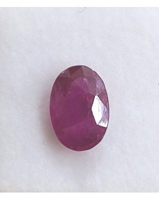 2.46/CT Natural African Ruby with Govt. Lab Certificate-89910  