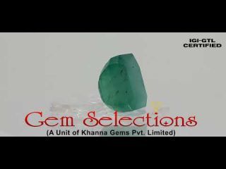 4.94/CT Natural Panna Stone with Govt. Lab Certified (16650)                