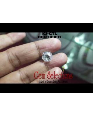 6.39/CT Natural Zircon with Govt. Lab certificate-(3441)   