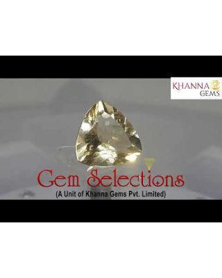 8.60/Carat Natural Triangular Citrine Stone-850                    