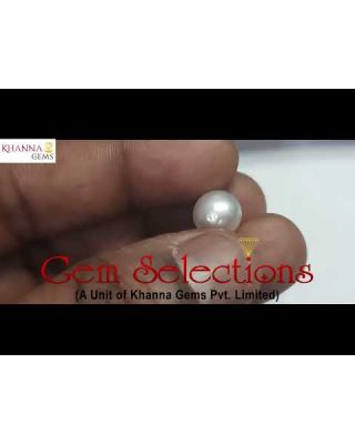 6.00/CT Natural South Sea Pearl with Lab Certificate-(1332)         
