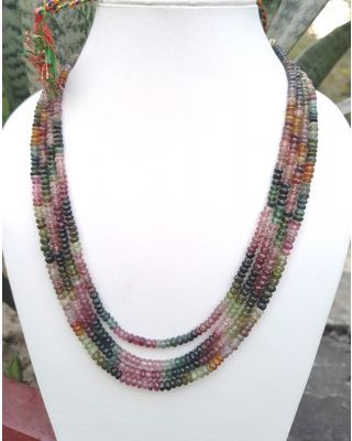 Natural Multi Tourmaline Beads (65)                    