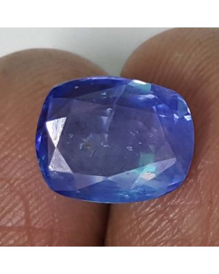 4.64/Carat Natural Blue Sapphire with Govt Lab Certificate (56610)     