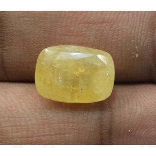 8.42 Ratti Natural yellow sapphire with Govt Lab Certificate-(6100)
