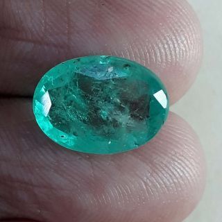 4.20/CT Natural Emerald Stone with Govt. Lab Certificate (EME9V)