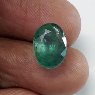 3.65/CT Natural Emerald Stone with Govt. Lab Certificate  (12210)