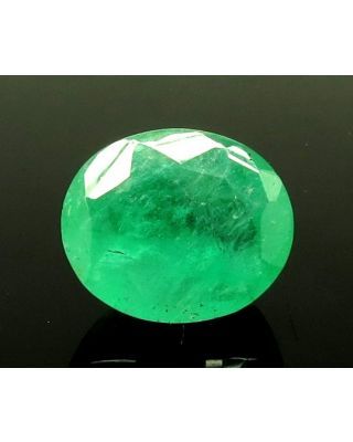 6.74/CT Natural Panna Stone with Govt. Lab Certified-12210   