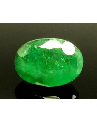 6.74/CT Natural Panna Stone with Govt. Lab Certified-12210      