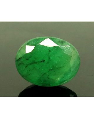 6.34/CT Natural Panna Stone with Govt. Lab Certified-(6771)        
