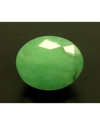7.58/CT Natural Panna Stone with Govt. Lab Certified-(1221)           