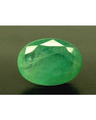 7.33/CT Natural Panna Stone with Govt. Lab Certified (12210)       