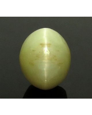 7.62/CT Natural Prehnite cats eye with Govt. Lab certified-(1221)       