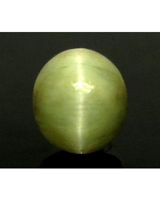3.87/CT Natural Prehnite cats eye with Govt. Lab certified-(1221)        