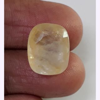 11.14 Ratti  yellow sapphire with Govt Lab Certificate-(6771)