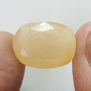 15.36 Ratti Natural Yellow Sapphire With Govt Lab Certificate-(4551)