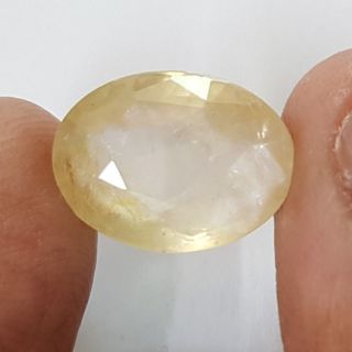 10.33 Ratti Natural Yellow Sapphire with Govt Lab Certificate-(6771)