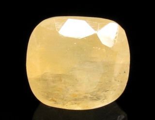 13.24 Ratti Natural Ceylonese Yellow Sapphire with Govt Lab Certificate-(4551)