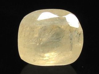 3.41 Ratti Natural Ceylonese Yellow Sapphire with Govt Lab Certificate-(6771)