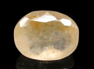 3.50 Ratti Natural Ceylonese Yellow Sapphire with Govt Lab Certificate-(4551)