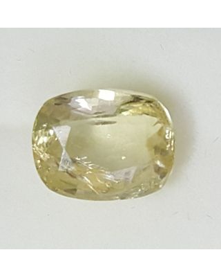 4.93/CT Natural Ceylonese Pukhraj with Govt Lab Certificate-YELSA9A    