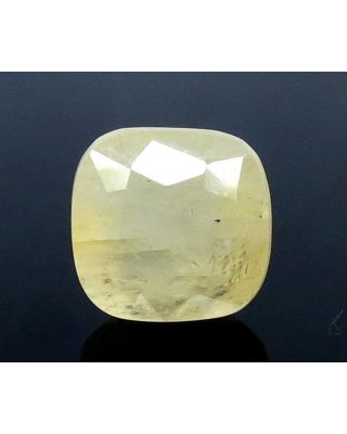 8.11 Ratti Natural Ceylonese Yellow Sapphire with Govt Lab Certificate-(4551)       