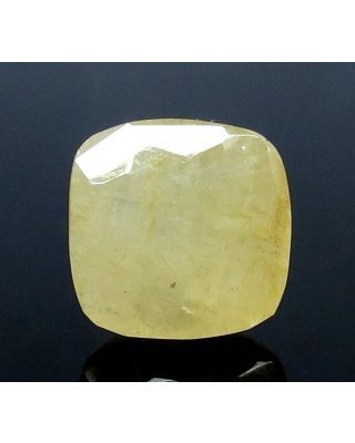 5.49 Ratti Natural Ceylonese Yellow Sapphire with Govt Lab Certificate-(4551)       