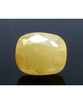 5.28 Ratti Natural Ceylonese Yellow Sapphire with Govt Lab Certificate-(4551)