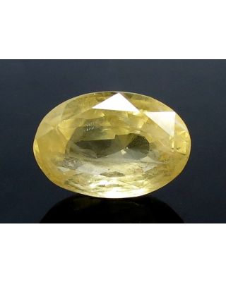 7.02 Ratti  Natural yellow sapphire with Govt Lab Certificate-(12210)           