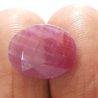 8.13 Ratti Natural Indian Ruby with Govt. Lab Certificate-(1221)