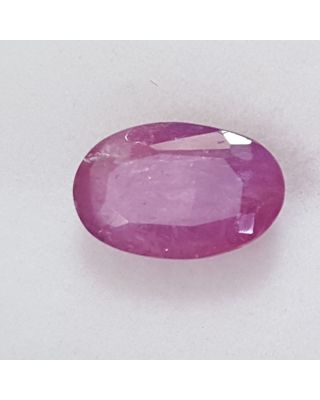 3.69/CT Natural Mozambique Ruby with Govt. Lab Certificate-BLUSA9V      