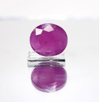 8.40 Ratti Natural Ruby with Govt Lab Certificate-(7881)