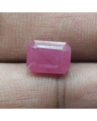 4.68/CT Natural Mozambique Ruby with Govt. Lab Certificate-BLUSA9T    