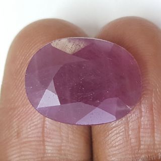 14.93 Ratti Natural Indian Ruby With Govt. Lab Certificate-(1221)